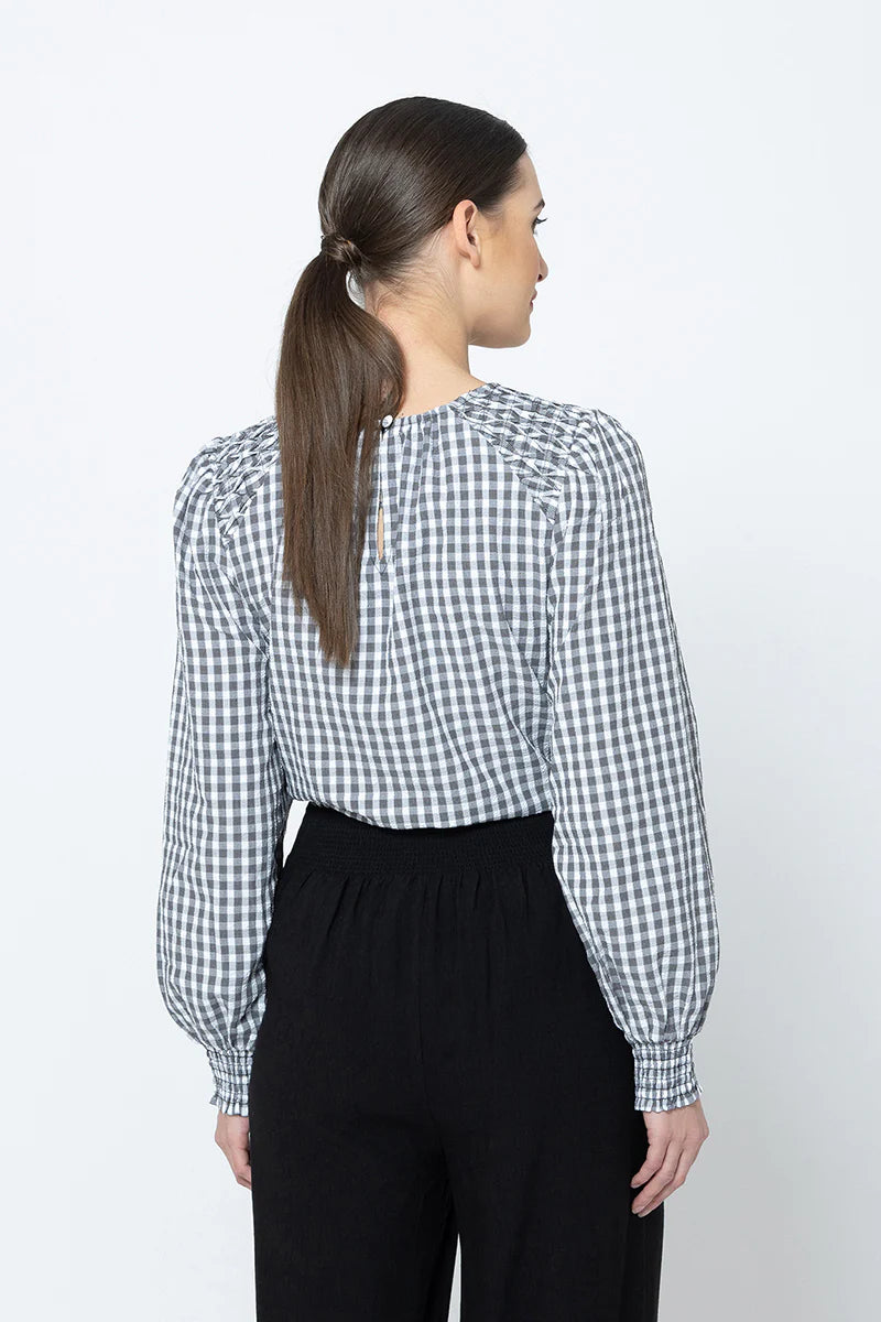 Honeycombe Blouse - Texture Check