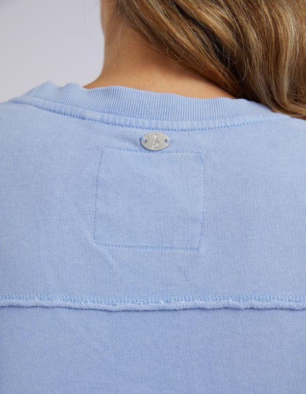 Simplified Crew Washed Light Blue