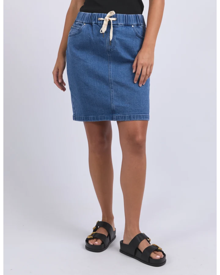 Rio Skirt / Mid Blue