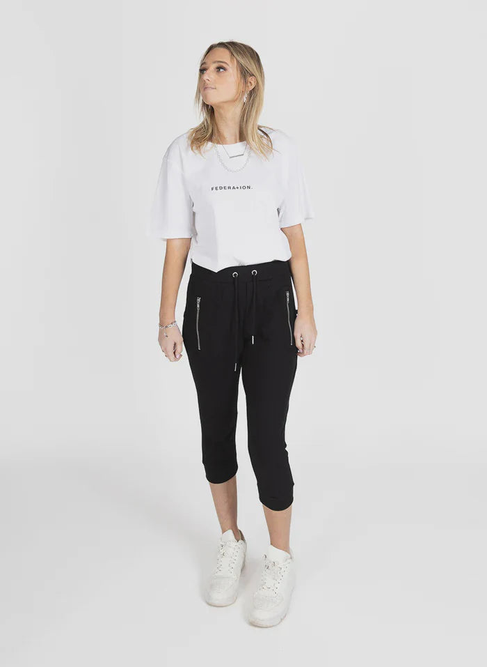 Cut Trackies / Black Silver