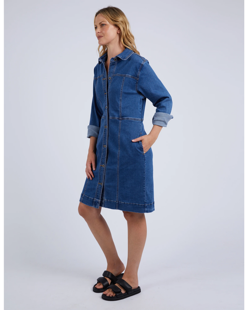 Gwen L/S Denim Dress