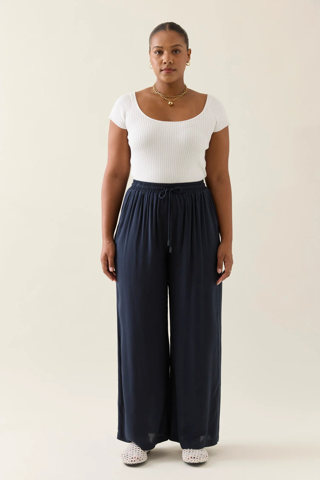 Oline Pant - Navy
