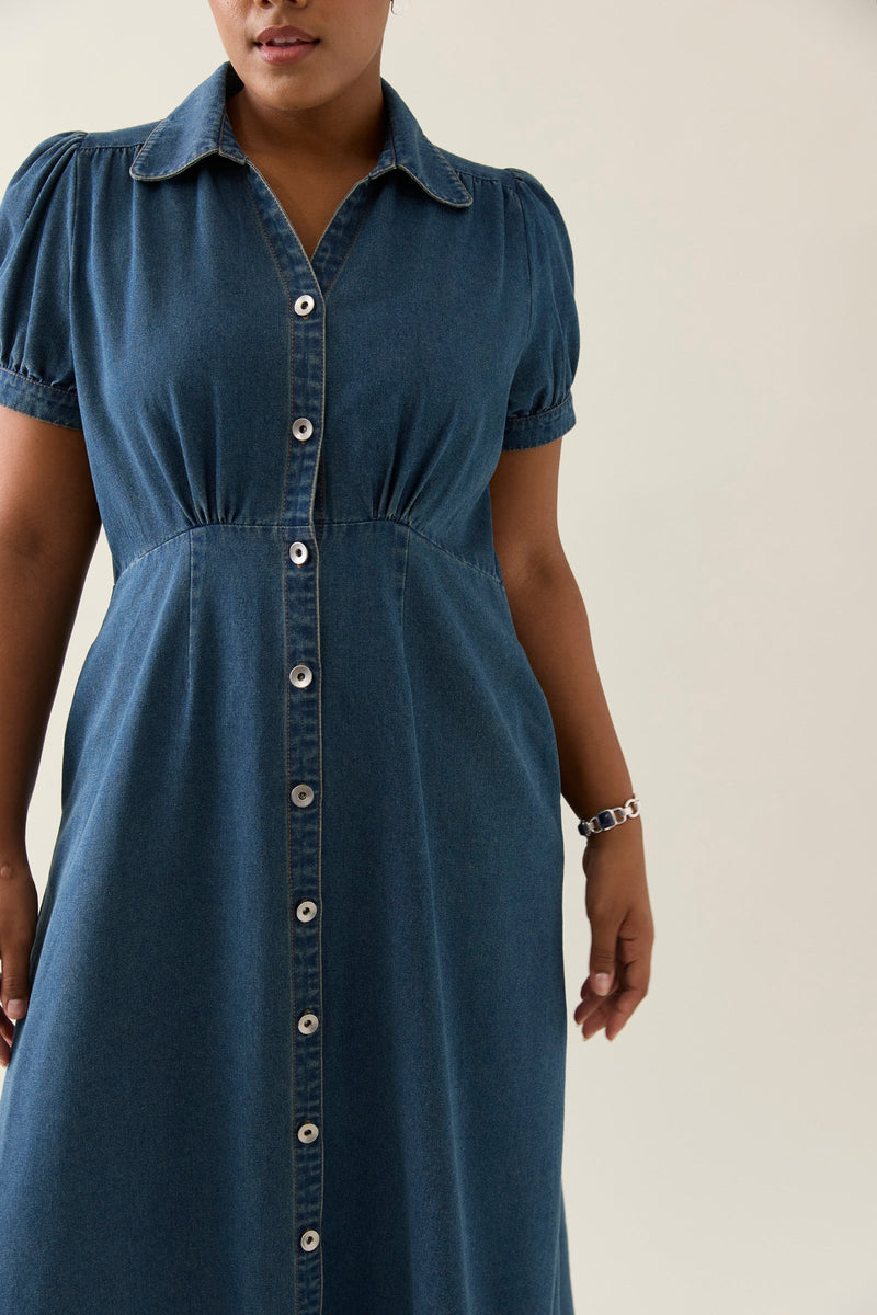 Sofie Denim Maxi - Drift