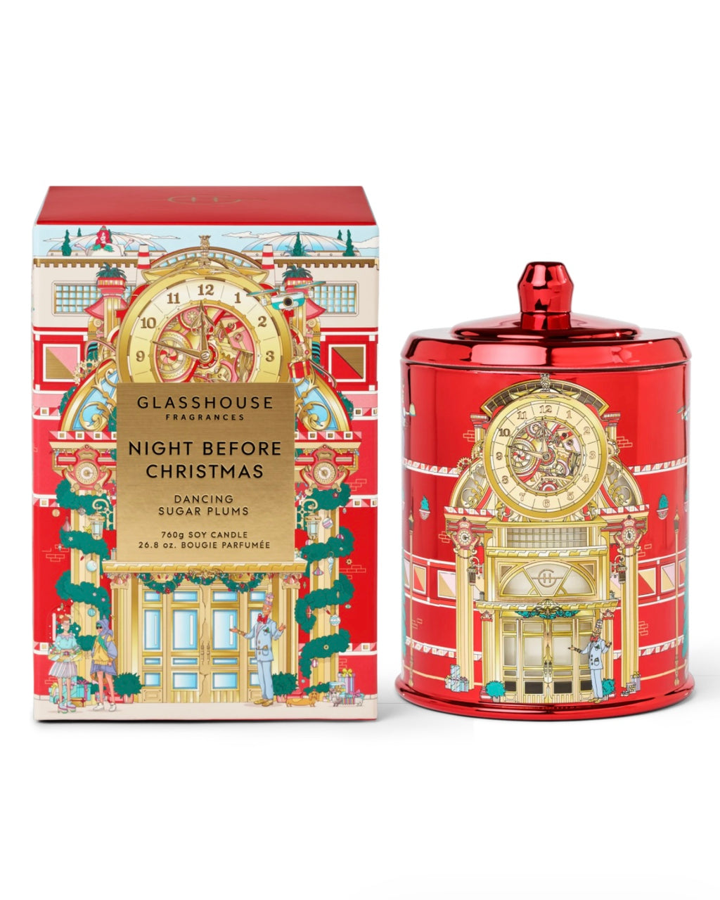 Night Before Christmas 760g Triple Scented Soy Candle - Dancing Sugar Plums
