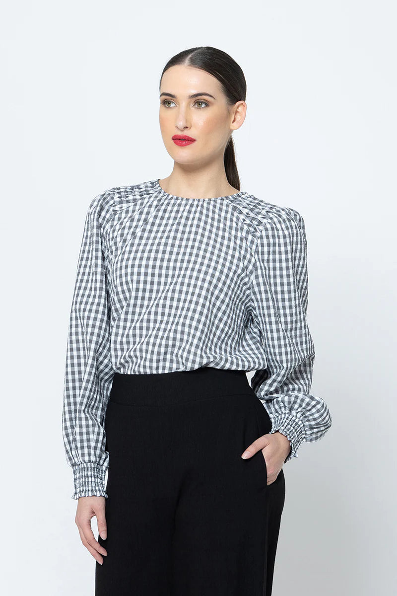 Honeycombe Blouse - Texture Check