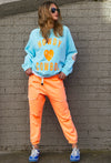 Aqua Howdy Cowboy Vintage Sweat