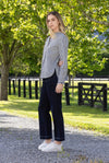 Wide Leg Ankle Grazer Jean / Ink Denim