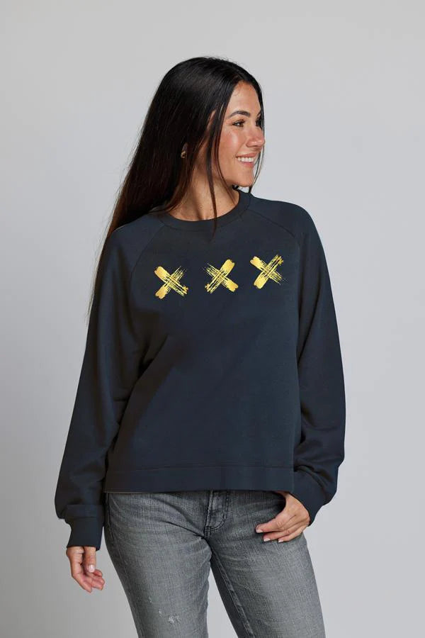 Nico Sweater Gold Triple X / Navy