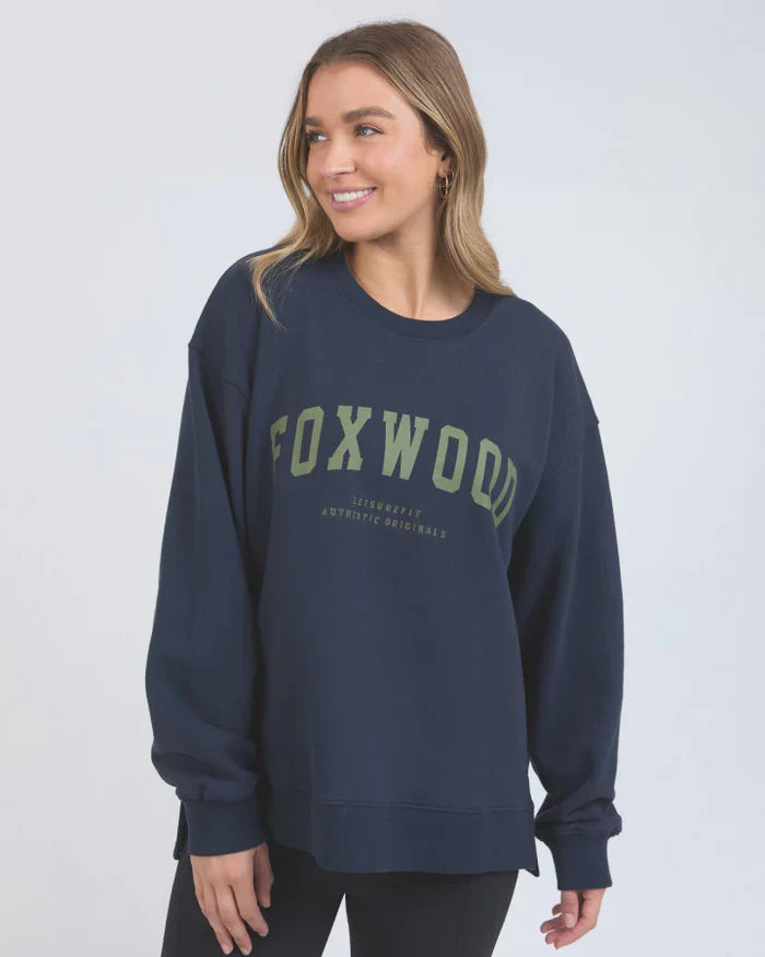 Interval Crew / Navy with Khaki Logo
