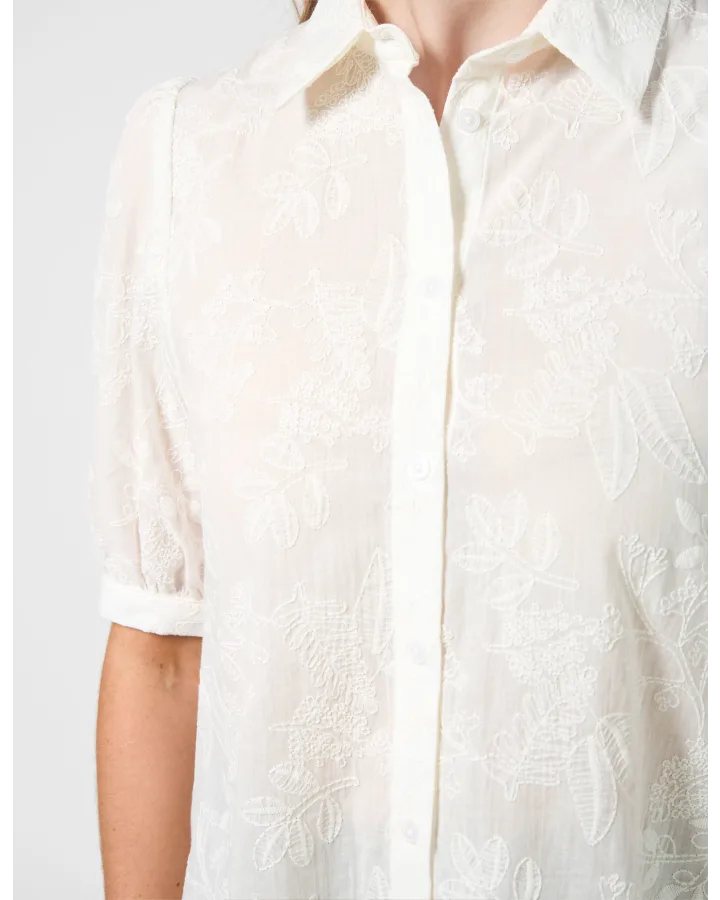 Evie Blouse / White