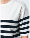 Baldwin Knit Top / Navy White Stripe