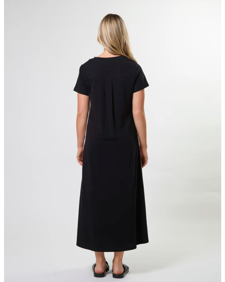 Leah Dress / Black Stipe