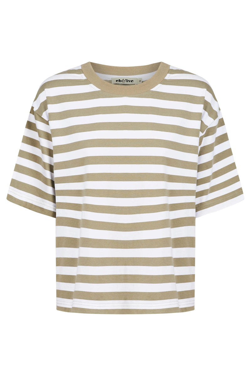 Studio Stripe Tshirt - Olive