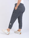 Brunch Pant - Stripe - Navy & White Stripe