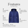Lynnette Packable Down Jacket / Moonlight