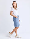 Atlas Denim Skirt / Blue