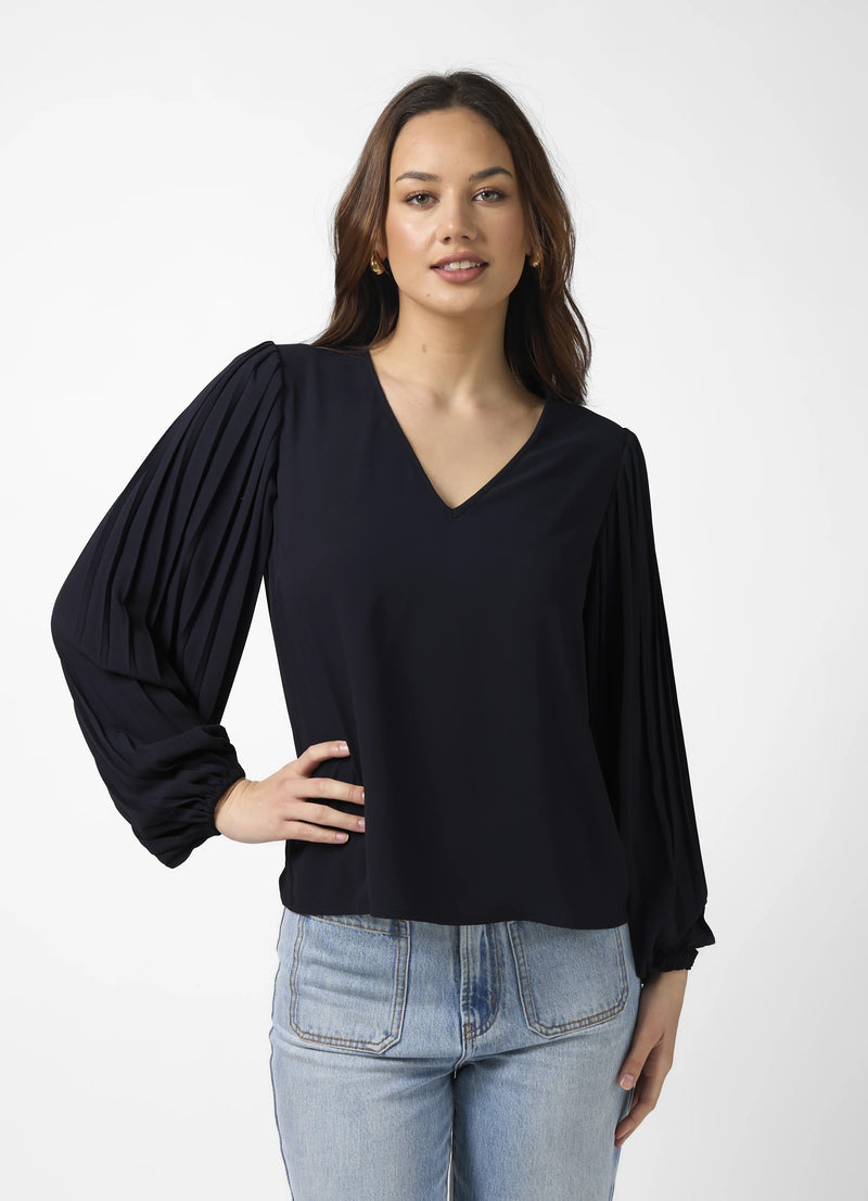 Sabine Blouse - Midnight