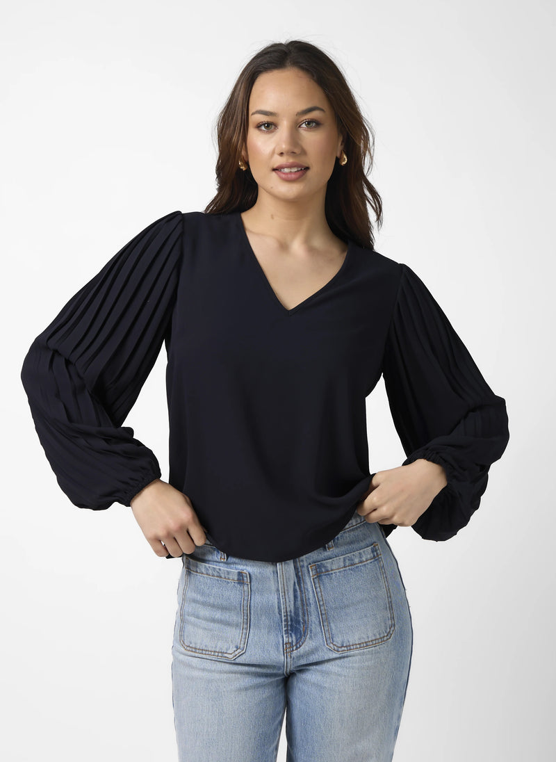 Sabine Blouse - Midnight