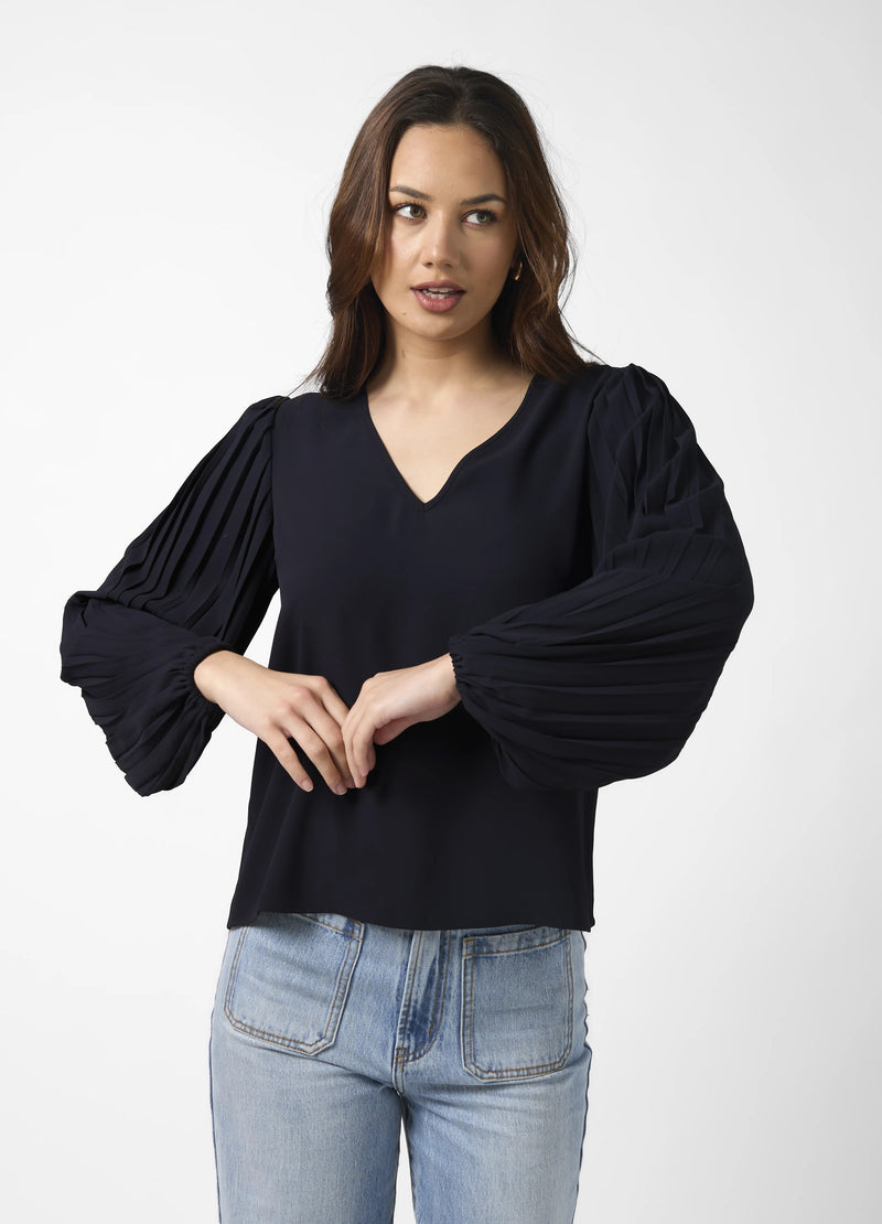 Sabine Blouse - Midnight