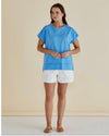 Shirley Short Sleeve Tee / Blue