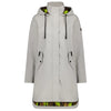 Billie Rain Jacket / Ice Crystal With Big Cat Blur