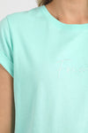 Signature Tee / Neon Mint