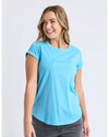 Signature Tee / Azure Blue
