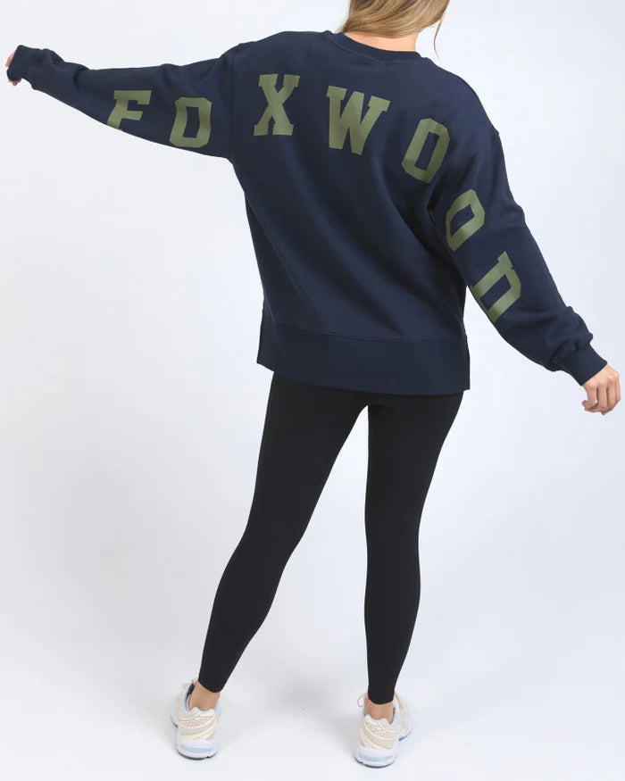 Interval Crew / Navy with Khaki Logo