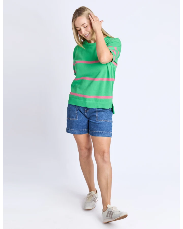 Sage S/S Knit / Spring Green