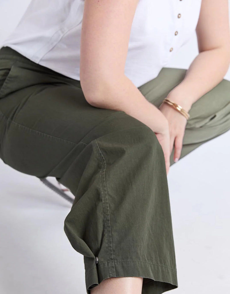Relaxed Ankle Pant / Khaki