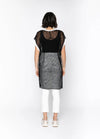Lorenza Tunic / Black + White Trim