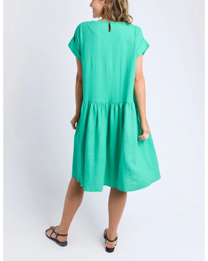 Sunset Hour Solid Dress / Gumdrop Green