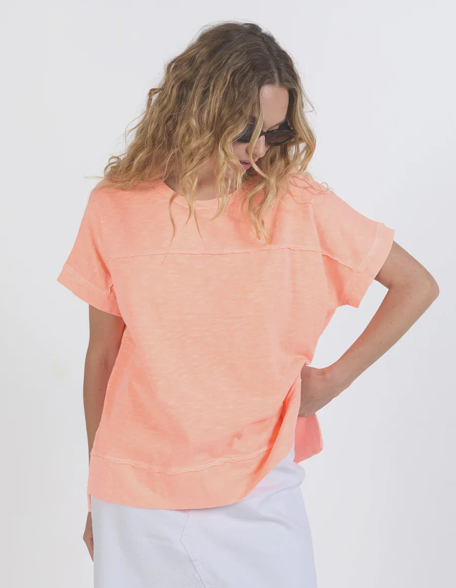 Allison Tee / Neon Peach