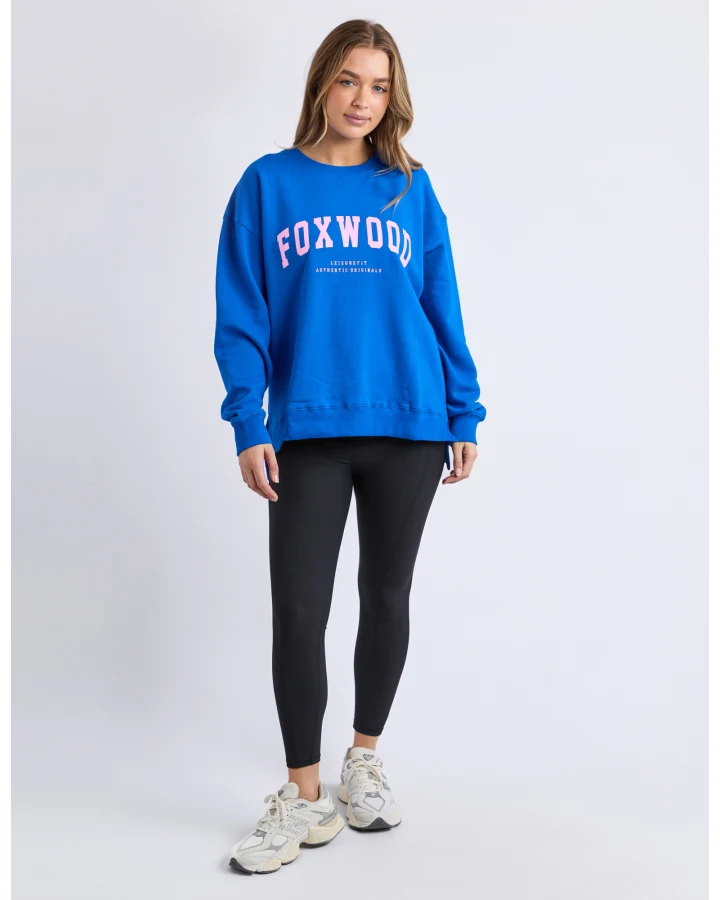 Interval Crew - Cobalt Blue / Neon Pink