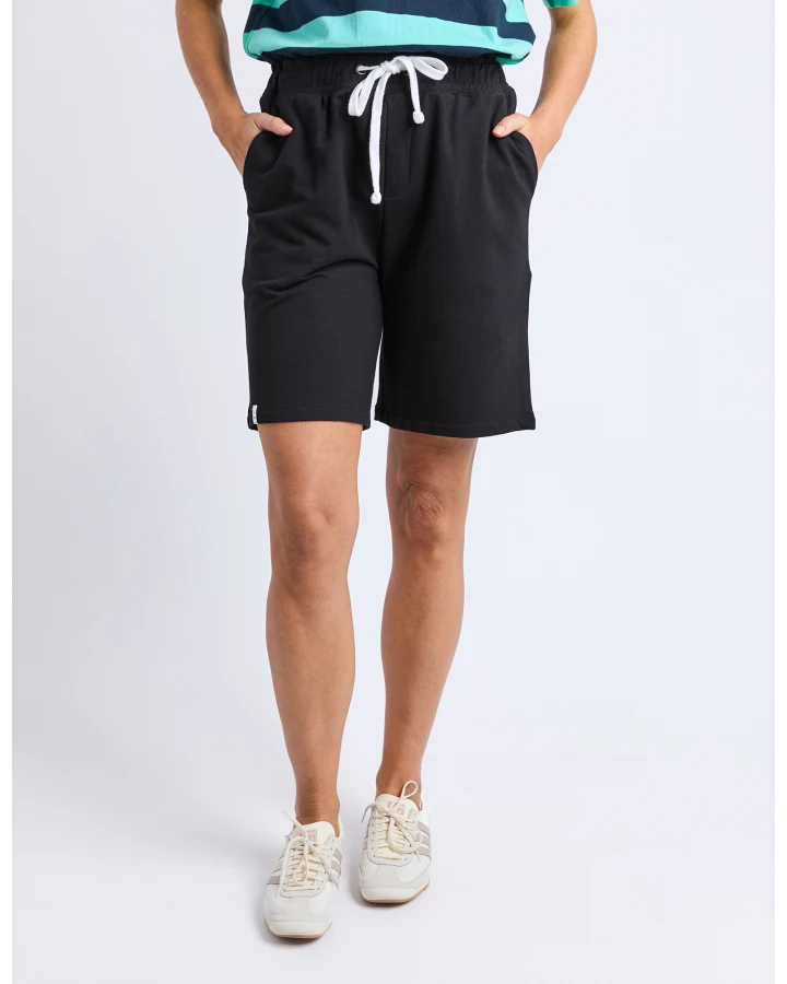 Ellis Fleece Shorts / Black