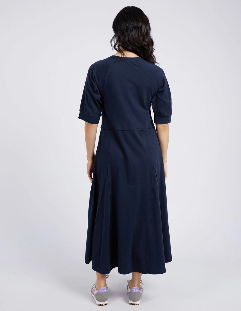 York Midi Dress - Navy