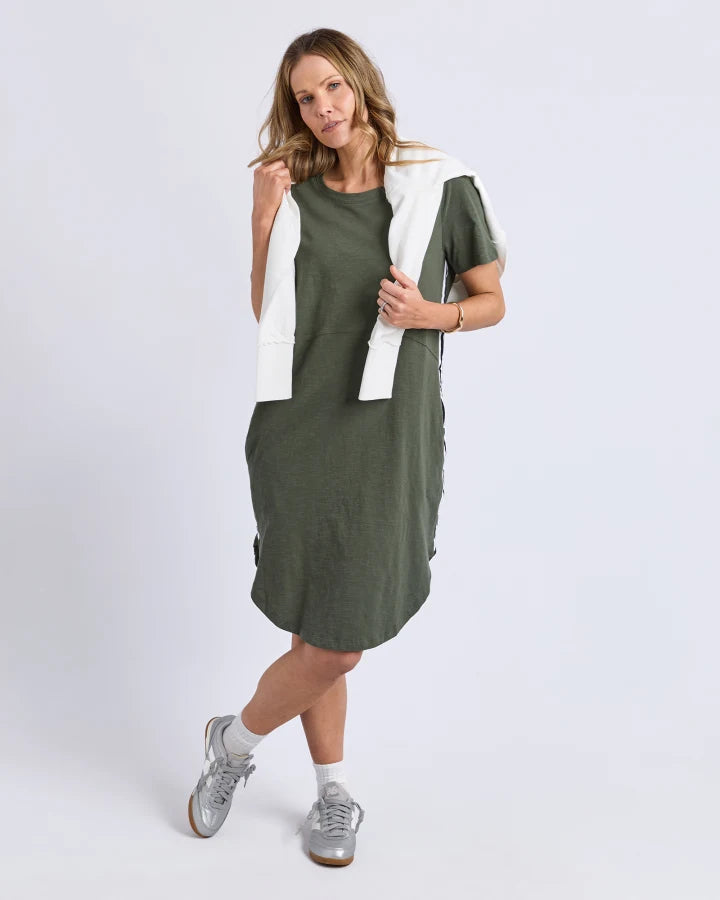 Bay Tape Dress / Khaki