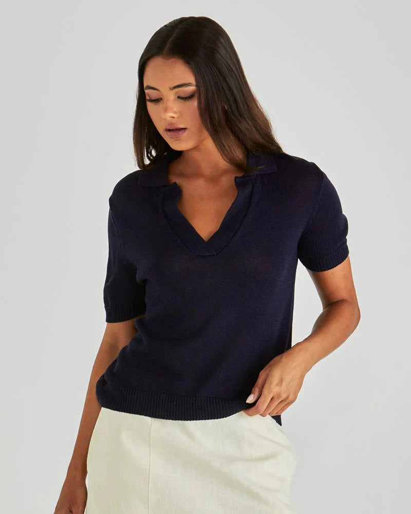 Abbie Knit / Navy
