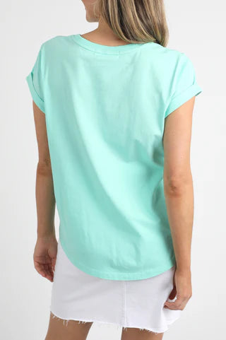 Signature Tee / Neon Mint