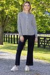 Wide Leg Ankle Grazer Jean / Ink Denim