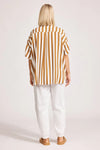 Treville Stripe Shirt - Caramel