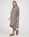 Luna Dress /  Navy White Stripe