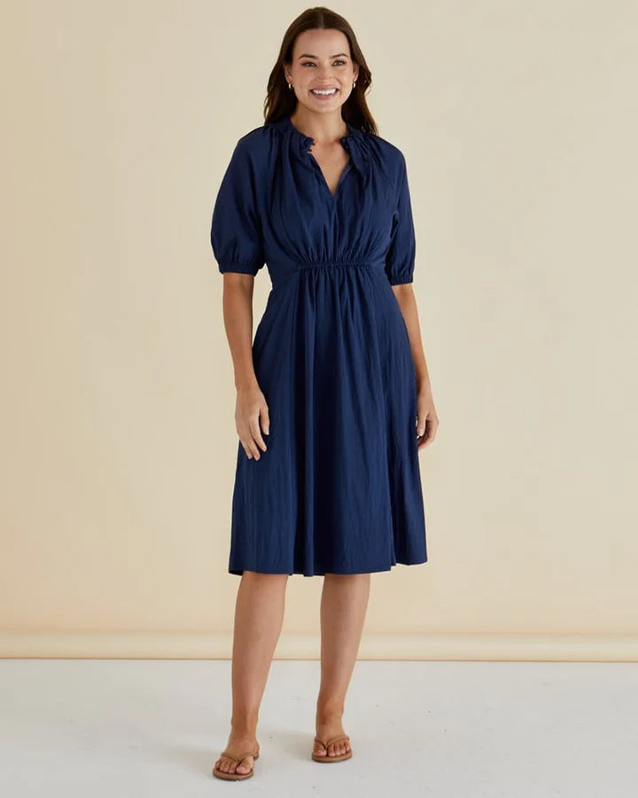 Emery Dress / Navy Blue