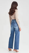 Wendy Wide Leg Jean - Denim Blue / Short Stuff