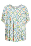 Ingrid Pleat Top / Tile