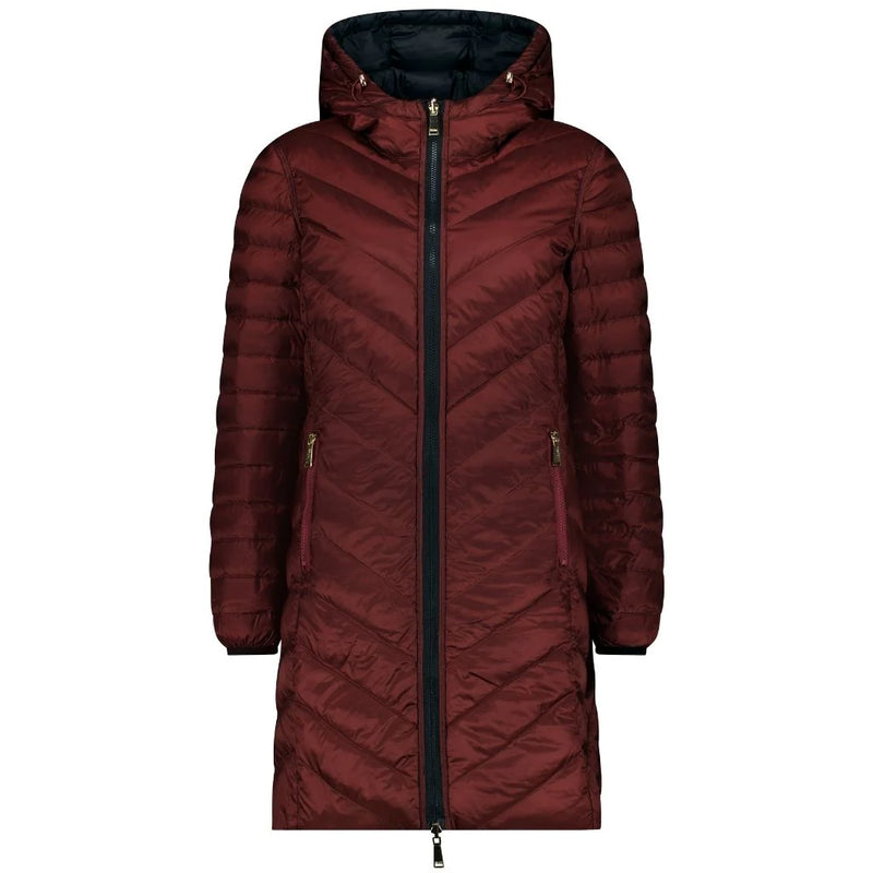 Arnie Reversible Coat / Black / Cabernet