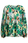 Aurora Button Blouse - Paisley