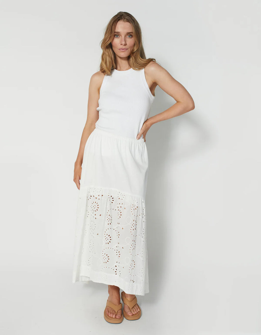 Serafina Skirt - White