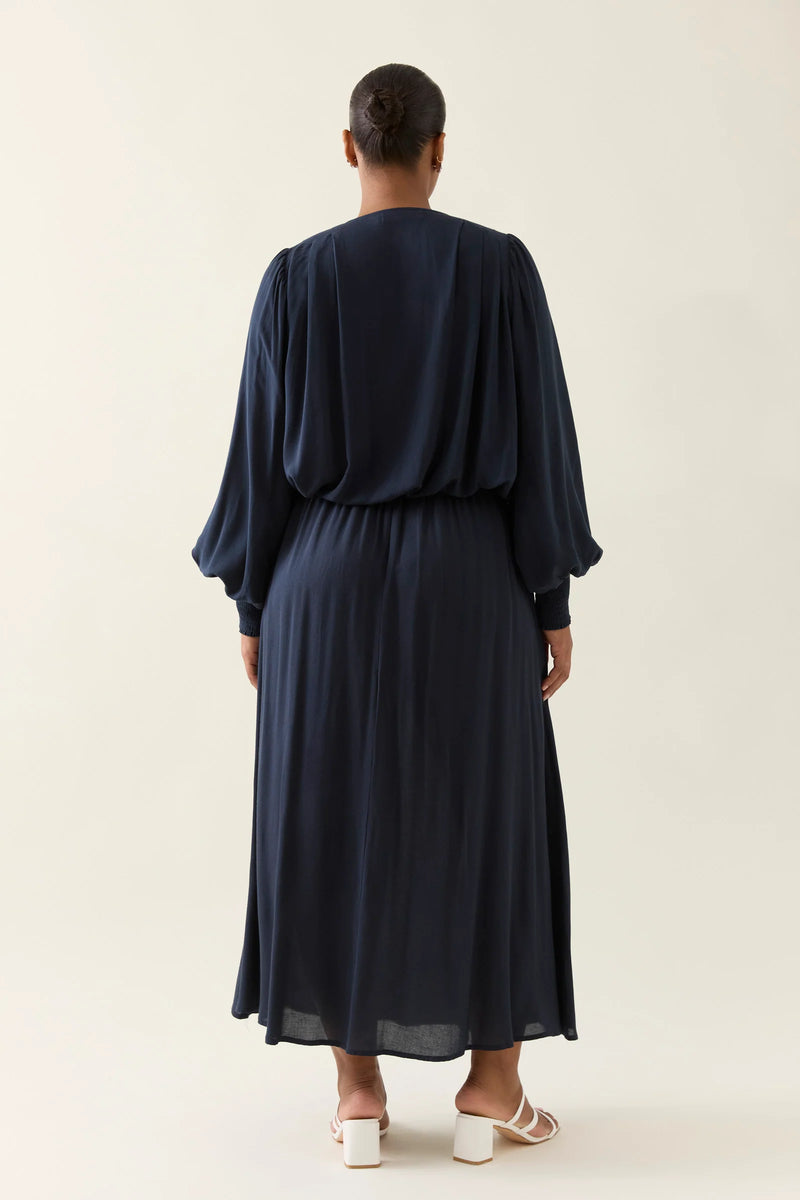 Oline Cropped Top - Navy