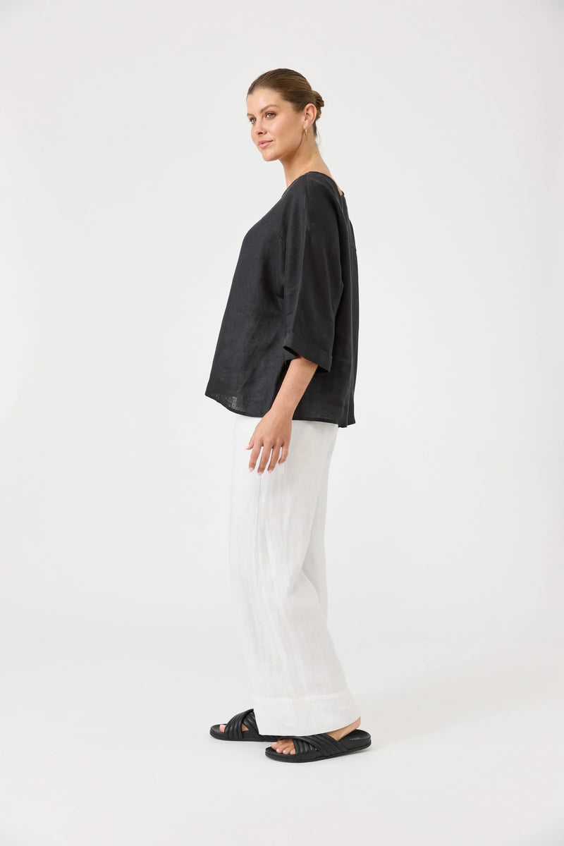Studio Relaxed Top / Ebony